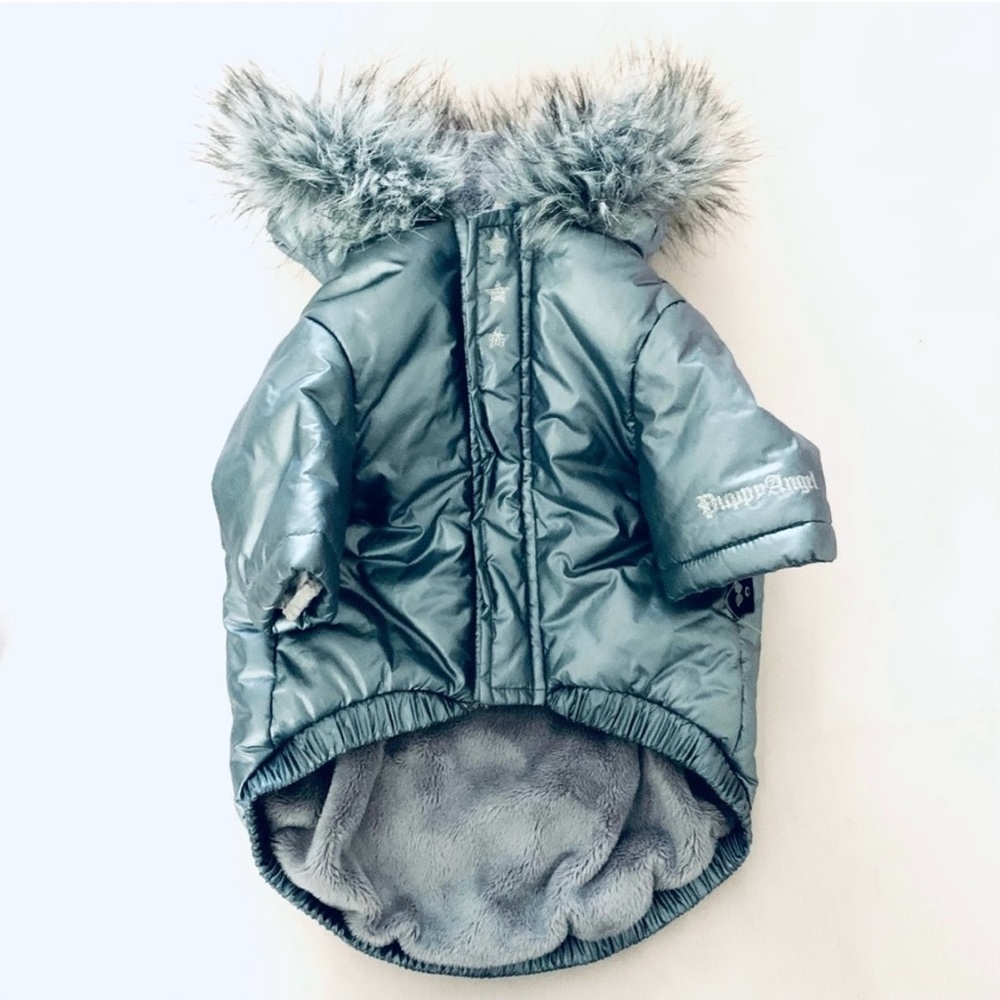 PUPPY ANGEL Faux Down Padding Dog Parka
Metallic Coat
